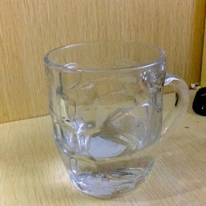 Glass cup bling bling